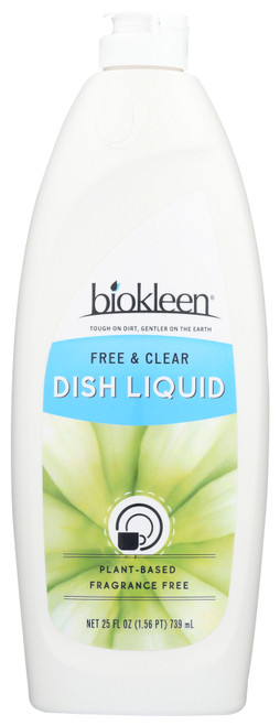 Dish Free & Clear Dish Liquid 25oz
