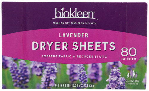 Dryer Sheets Lavender Softens Fabric & Reduces Static 80 Count