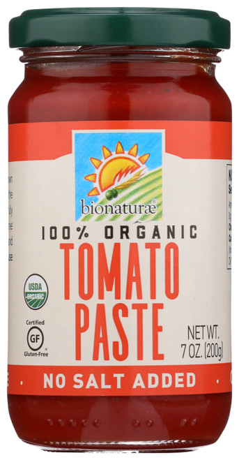 Organic Tomato Paste Paste No Salt Added 7oz
