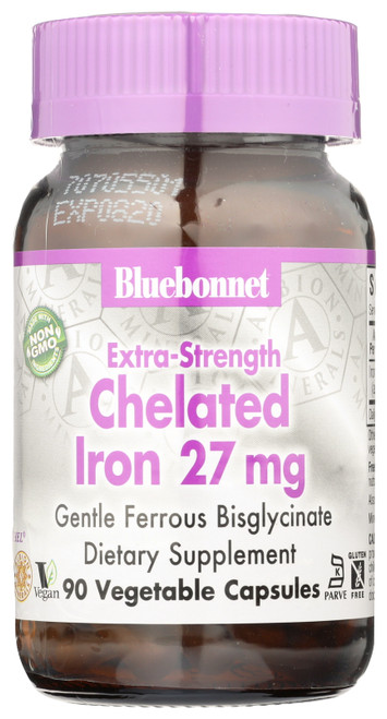 Chelated Iron,27 mg,Xstra  90 Count