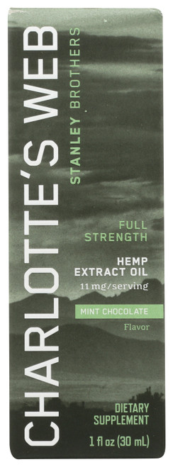 Full Strength Hemp Extract Mint Chocolate  1oz