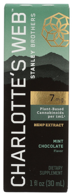 Charlottes's Web 7mg Oil Mint Chocolate 30ML 1oz