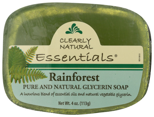 Bar Soap Essentials Glycerin Soap Rainforest 4oz