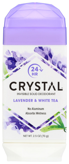 Crystal Deodorant Lavender & White Tea Invisible Solid Stick 2.5oz