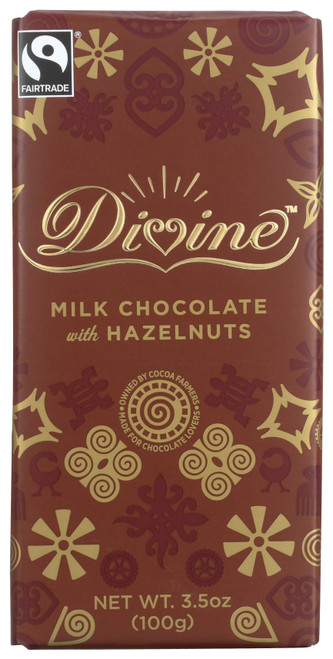 Chocolate Bar Milk Chocolate With Hazelnut 3.5oz