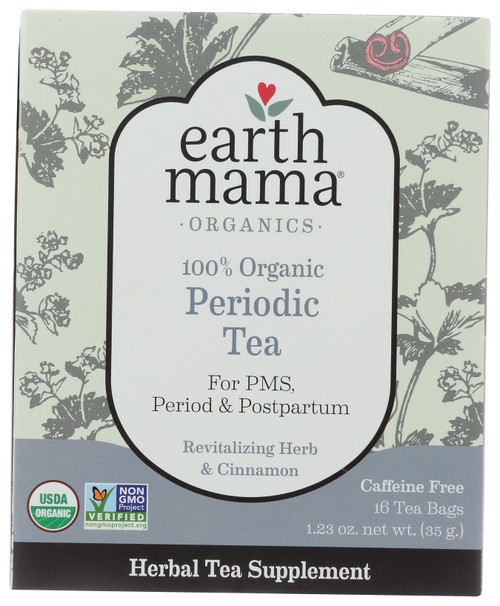 Herbal Tea Organic Periodic Tea For Pms, Period & Postpartum 16 Count