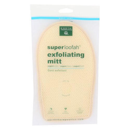 Exfoliating Mitt Super Loogah Dual Sided - Soft And Exfoliating