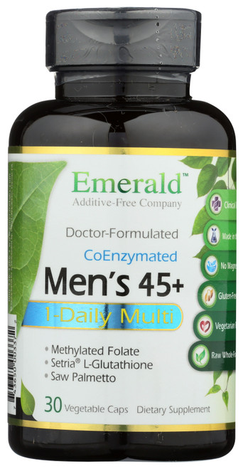 Coenzymated 1-Daily Men's 45+ Multi Vitamin Multi Vitamin 30 Count
