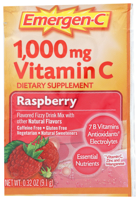 Vitamin C Raspberry 1,000 mg Vitamin C .32oz