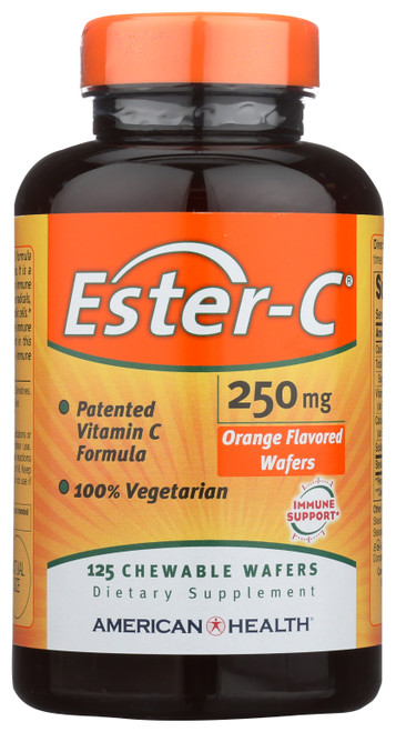 Ester-C® 250 mg Orange Flavored Wafers Dietary 125 Count