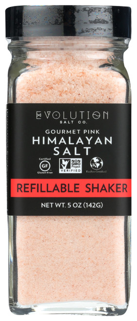 Salt-Himalayan-Refillable Shaker   Gourmet Pink 5oz