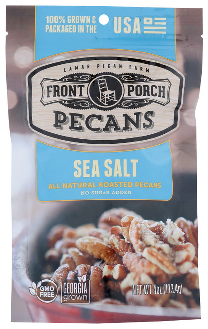 Pecans Roasted Sea Salt Pecans Front Porch Pecans LLC 4oz