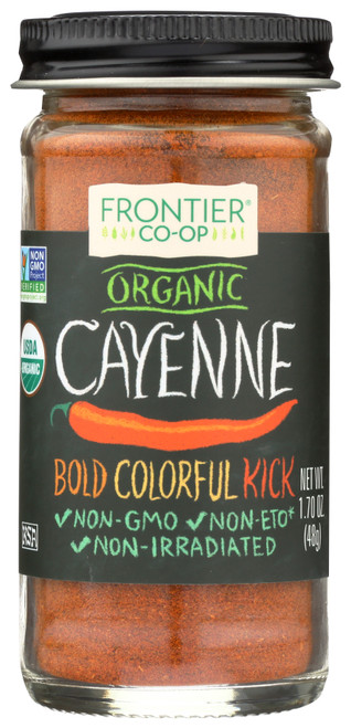 Cayenne Ground (30,000 Hu) Ground Certified Organic 1.7oz