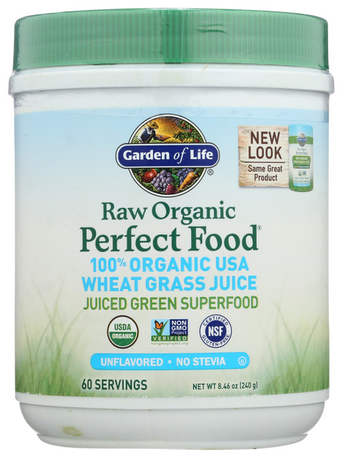 Perfect Food Wheat Grass Jucie 60 Count