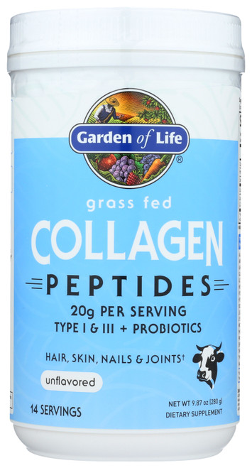 Grass Fed Collagen Peptides 14Ct Jar  9.87oz