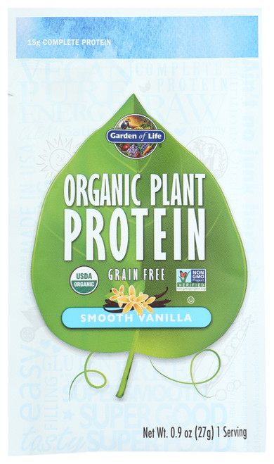 Protein Organic Plant Protein Vanilla Pkt .9oz