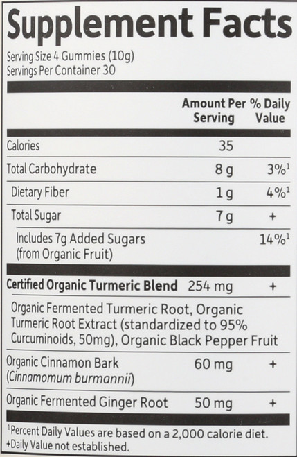 Mykind Organics Turmeric Inflammatory Response Gummy 120 Count