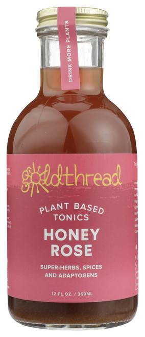 Plant Based Tonics Honey Rose 12oz