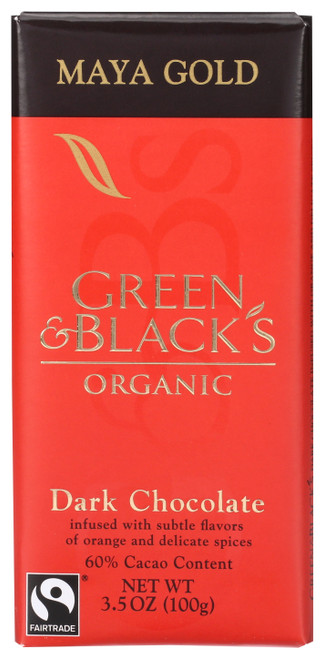 Chocolate Bar Maya Gold Dark Organic 3.5oz