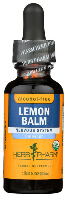Lemon Balm Alcohol Free Herbal Extract - Gly Alcohol-Free 1oz
