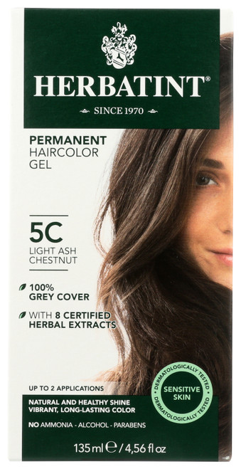 Permanent Hair Color 5C Light Ash Chestnut 135mL