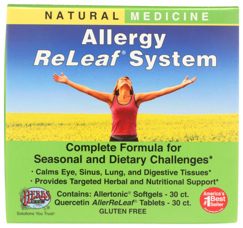 Allergy Releaf® System Softgel/Tablet Kit 30 Allertonic® Softgels 30 Quercetin Allerreleaf® Tablets 60 Count