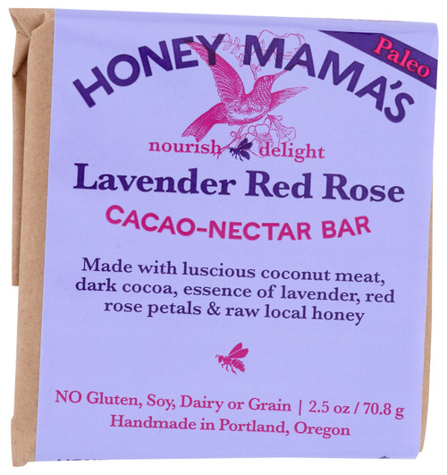 Honey Cacao Bar Lavender Red Rose 2.5oz