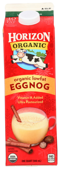 Eggnog Lowfat Organic Eggnog 1 Quart