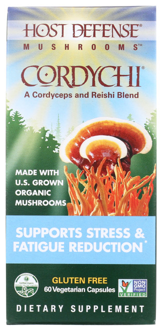 Cordychi® Supports Stress & Fatigue Reduction* A Cordyceps And Reishi Blend 60 Count