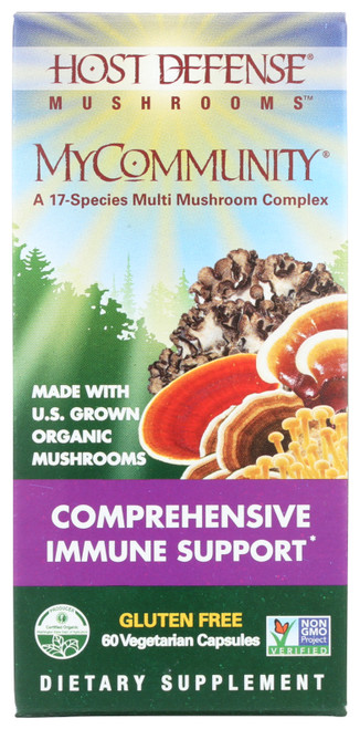Mycommunity® Comprehensive Immune Support* A 17-Species Multi Mushroom Complex 60 Count