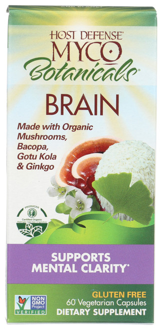 Mycobotanicals Brain Helps Support Mental Clarity* 60 Count