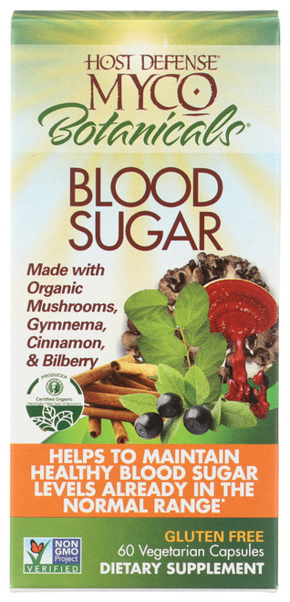 Mycobotanicals® Blood Sugar Helps To Maintain Healthy Blood Sugar Levels Already In The Normal Range* 60 Count