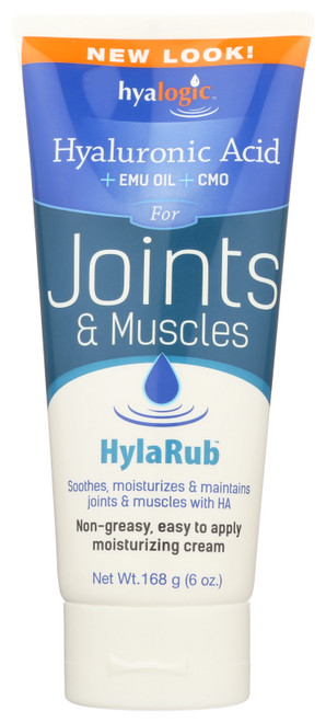 Hylarub Joint Cream High Molecular Weight Ha Non Oily Or Greasy Pain Rub 168 Gram