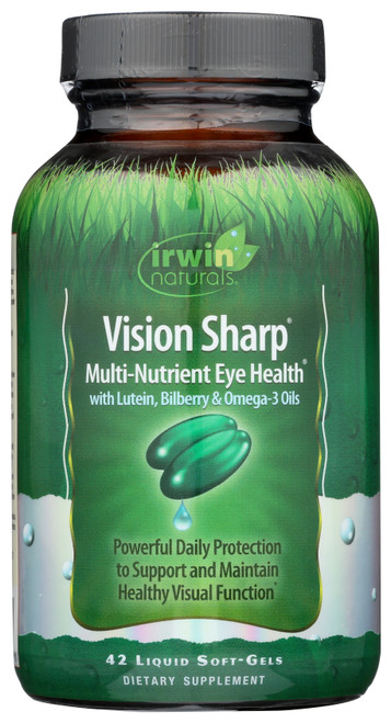 Vision Sharp Multi-Nutrient Eye Health With Lutein, Bilberry & Omega-3 Oils 42 Count