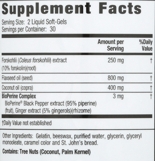 Forskolin Fat-Loss Diet 60 Count