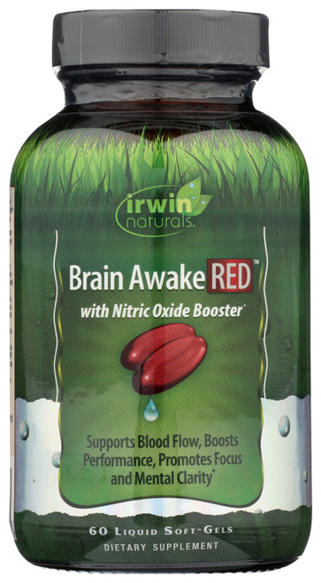 Brain Awake Red  60 Count