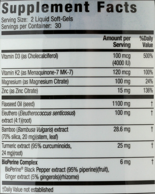 High Potency D3 & K2 Complex 60 Count