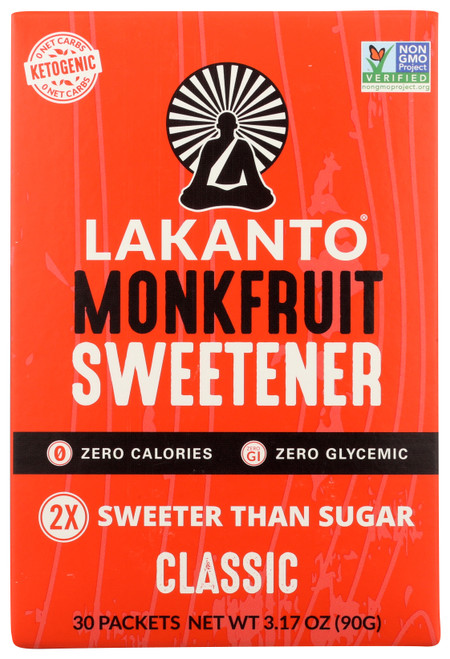Monkfruit Sweetener Sweetener Classic 90 (3G X30) 30 Count