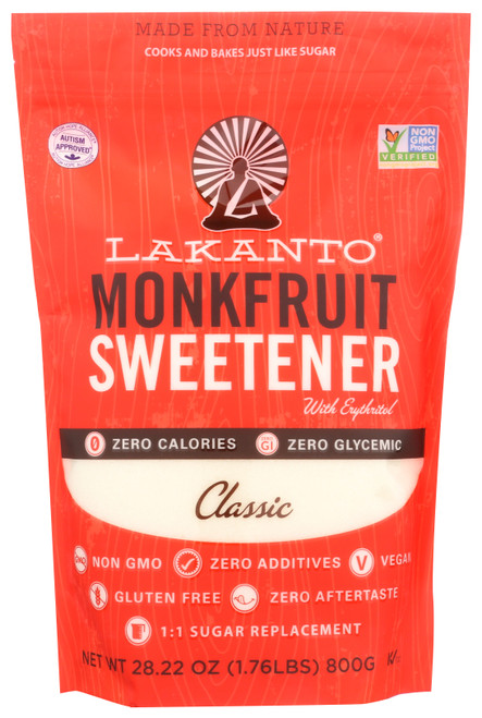 Sweetener Monk Fruit Sweetener Classic 28.22oz