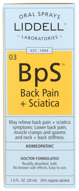 Back Pain + Sciatica Homeopathic Remedy 1oz