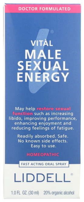 Vitàl® Male Sexual Energy Homeopathic Remedy Fast Acting Oral Spray 1oz