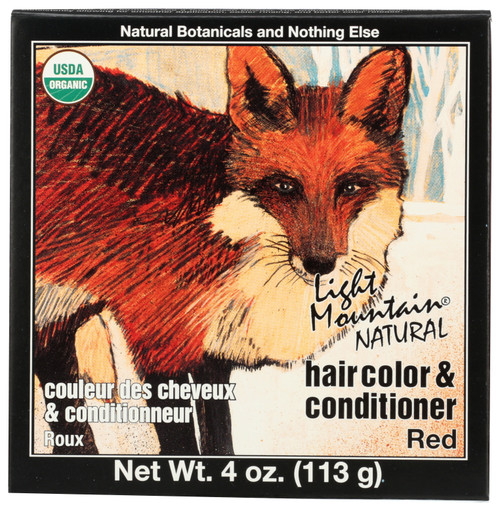 Haircolor & Conditioner Red Organic Natural 4oz