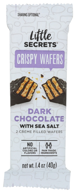 Chocolate Wafer Dark Chocolate With Sea Salt 1.4oz
