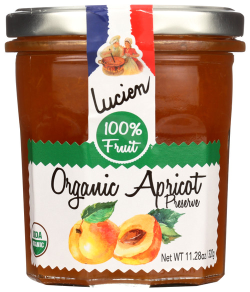 Lucien Georgelin Organic Apricot Fruit Spread  320 Gram