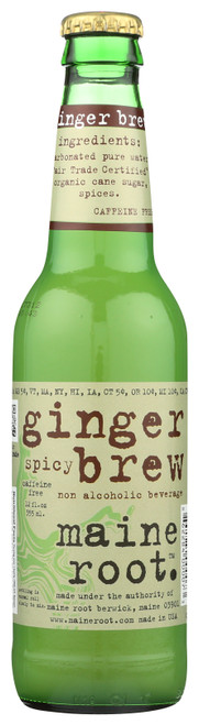 Ginger Brew Soft Drink  12oz
