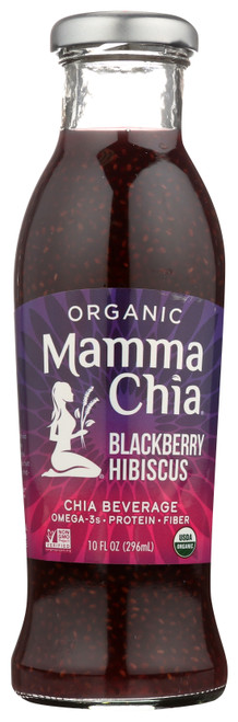 Chia Vitality Beverage Blackberry Hibiscus 10oz