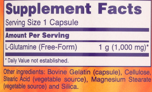 L-Glutamine 1000 mg - 120 Capsules