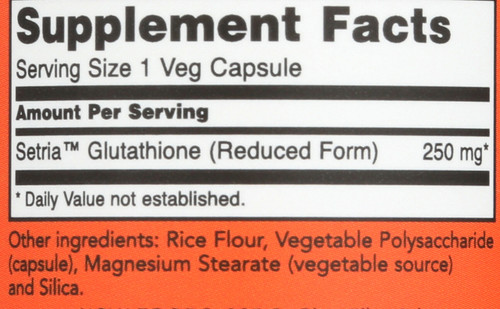 Glutathione 250 mg - 60 Vcaps®