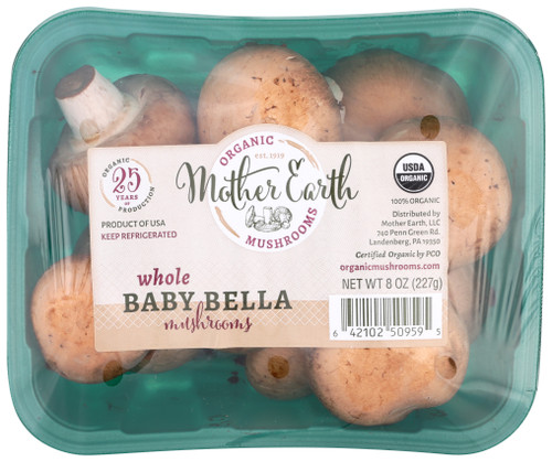 Mushrooms Baby Bella Whole 8oz