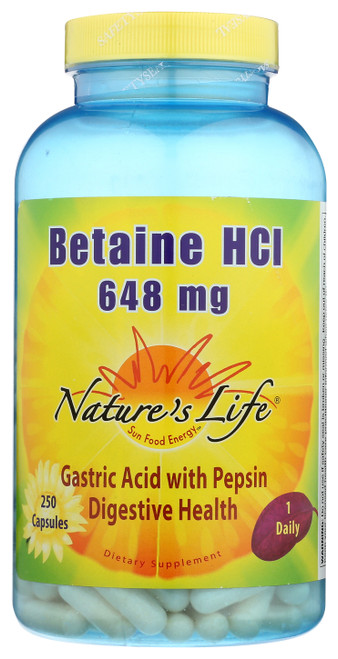 Betaine Hcl, 648 mg  250 Count